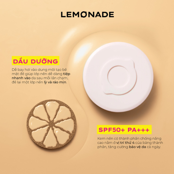 Cushion Lemonade Supermatte Siêu Kiềm Dầu 15g