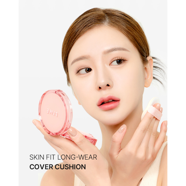 Cushion Lime Skin Fit Long-Wear Cover SPF50+ PA++++ 15g