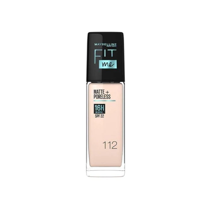 Kem Nền Maybelline Fit Me Matte Poreless Foundation SPF22 #112