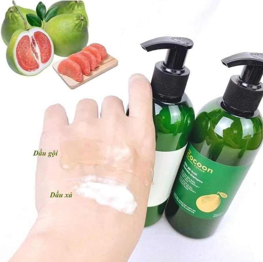 SET GỘI XẢ BƯỞI COCOON 500ML + 310ML