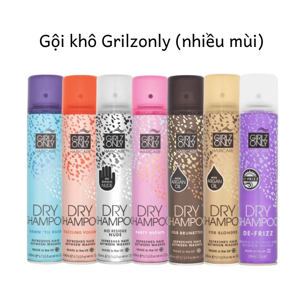 Dầu Gội Khô Girlzonly