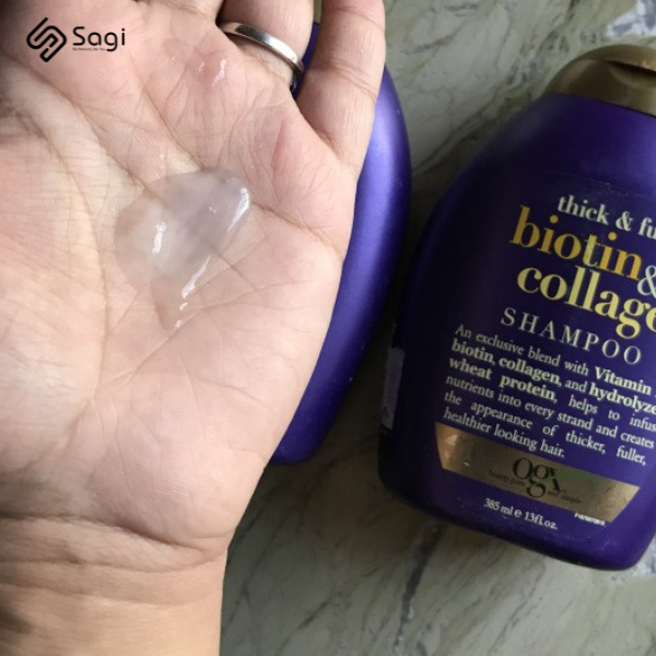 Set Dầu Gội Dầu Xả OGX Biotin & Collagen Làm Dày Tóc 385ml