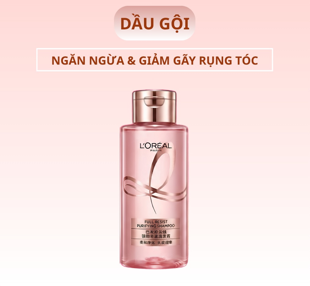 Loreal. dầu gội hồng mini 80ml