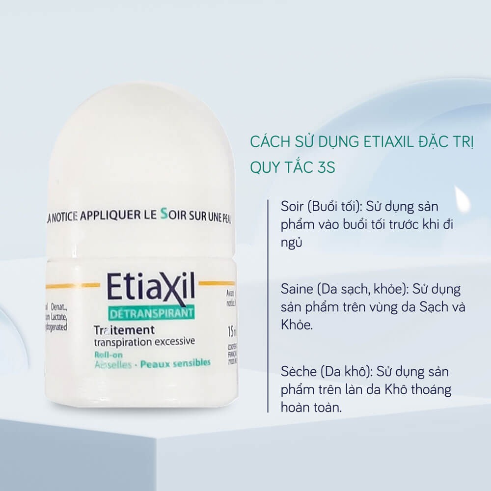 Lăn khử mùi Etiaxil Sensibles - Xanh Cooper Da Nhạy Cảm