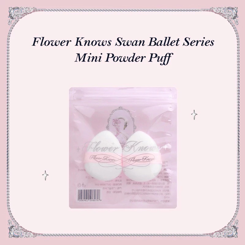 Flower Knows - Set 2 bông phấn phủ ngón tay