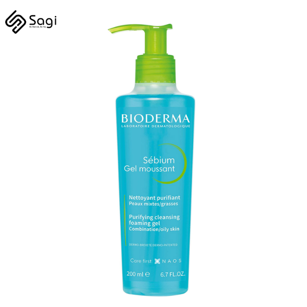 Gel rửa mặt cho da dầu Bioderma Sebium Gel Moussant 200ml