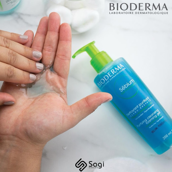 Gel rửa mặt cho da dầu Bioderma Sebium Gel Moussant 200ml