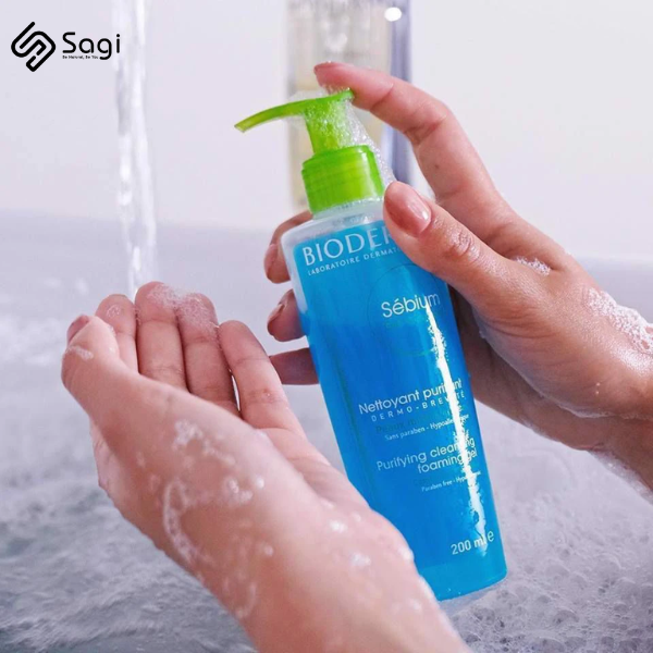 Gel rửa mặt cho da dầu Bioderma Sebium Gel Moussant 200ml