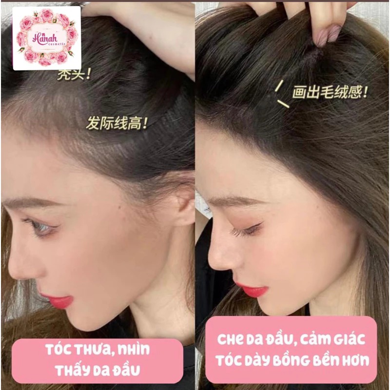 GOGO TALES. Phấn phủ che hói 01 Đen