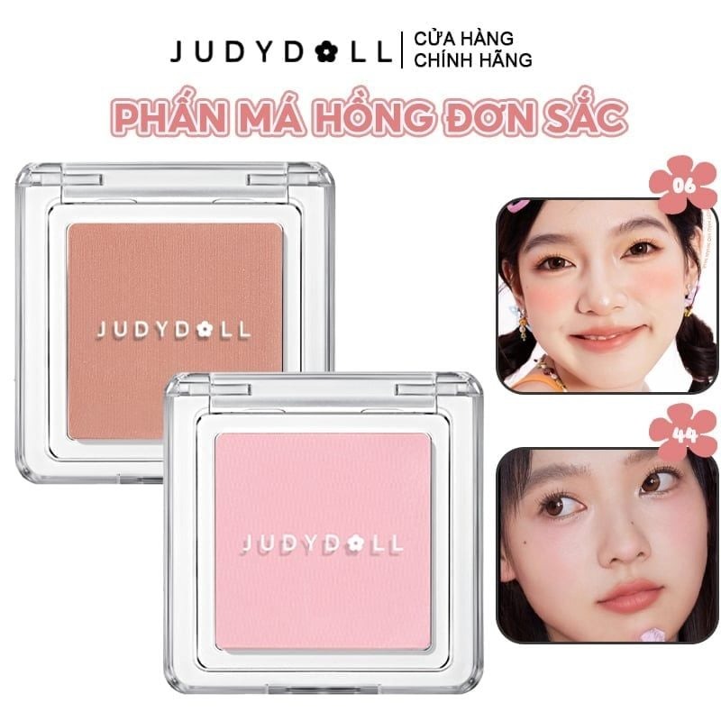 JUDYDOLL. Phấn Má Hồng Đơn Sắc Màu #49 Hồng Dâu