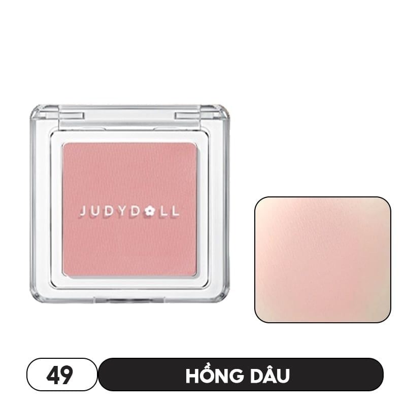 JUDYDOLL. Phấn Má Hồng Đơn Sắc Màu #49 Hồng Dâu