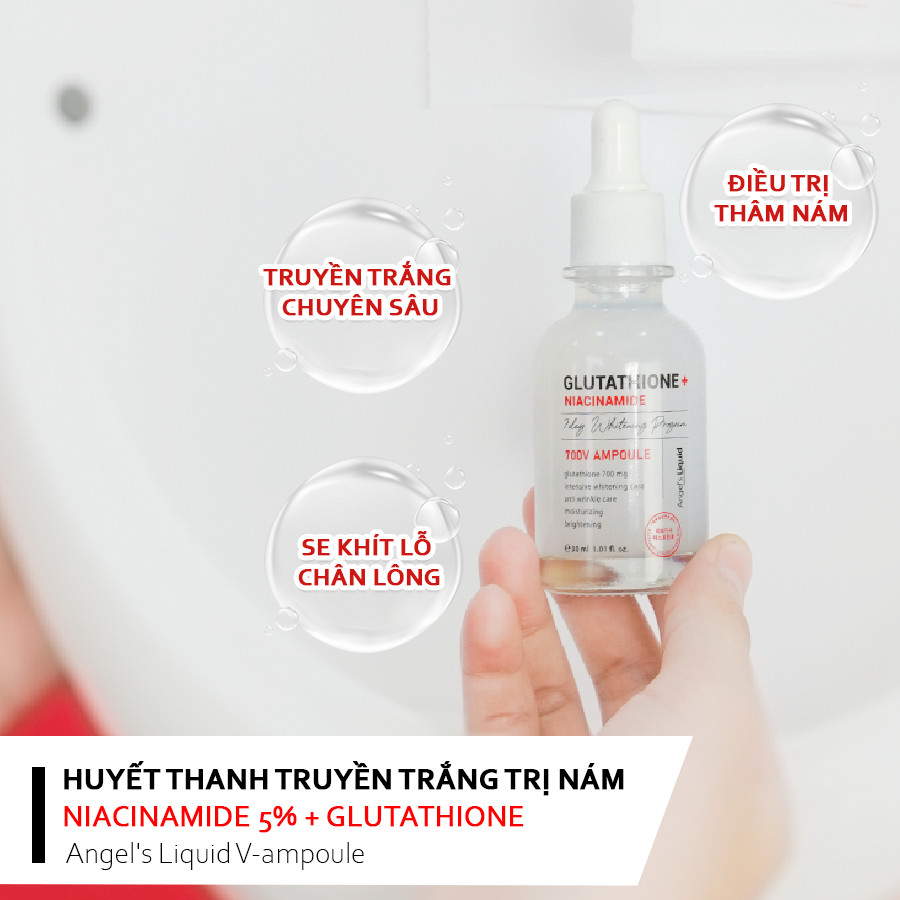 Serum Angels Liquid Glutathione Niacinamide 30ml Serum Angels Liquid Glutathione Niacinamide 30ml