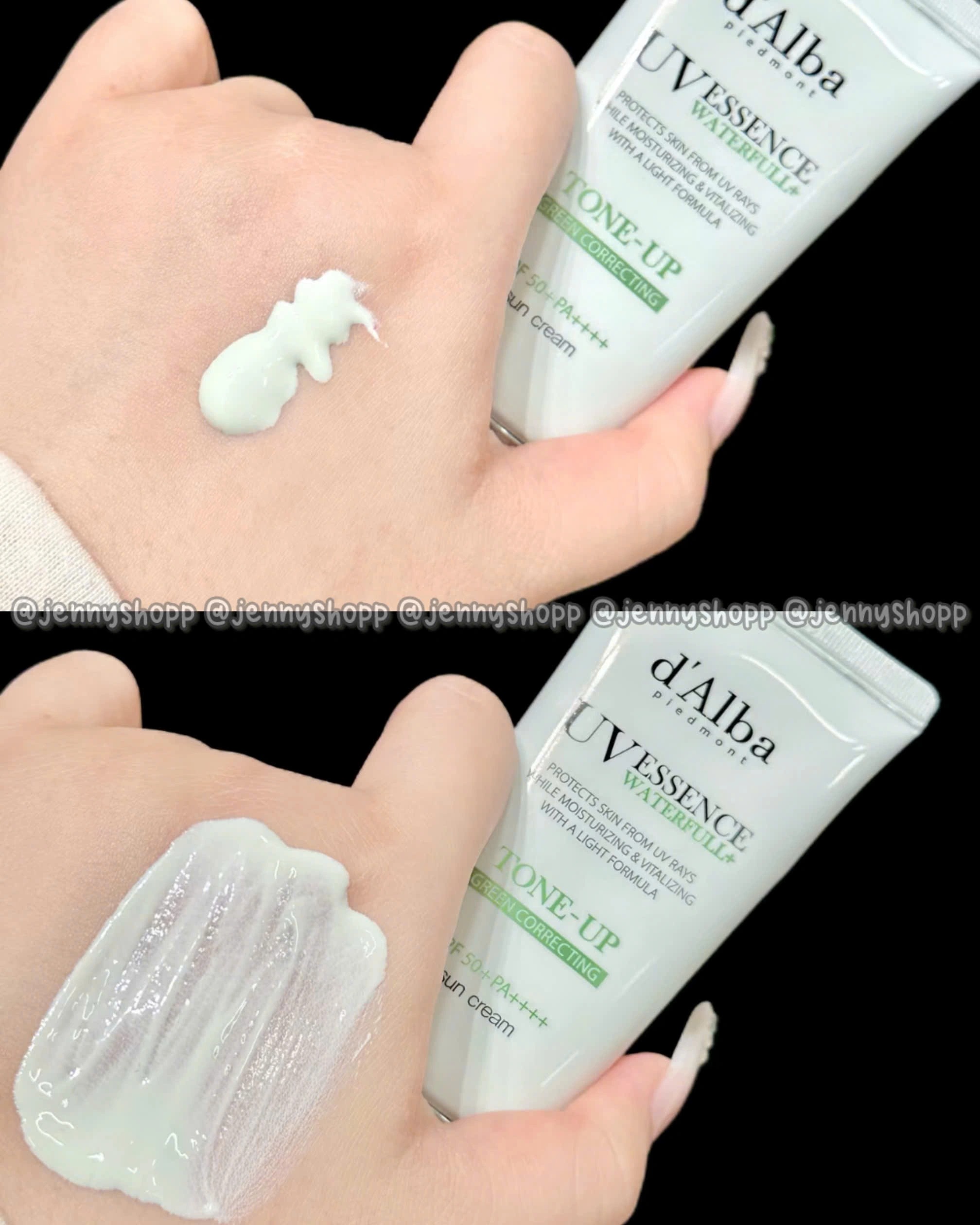 Kem Chống Nắng d'Alba Xanh Lá Clean Tea Tree Liposome Tone Up Sun Cream 50ml