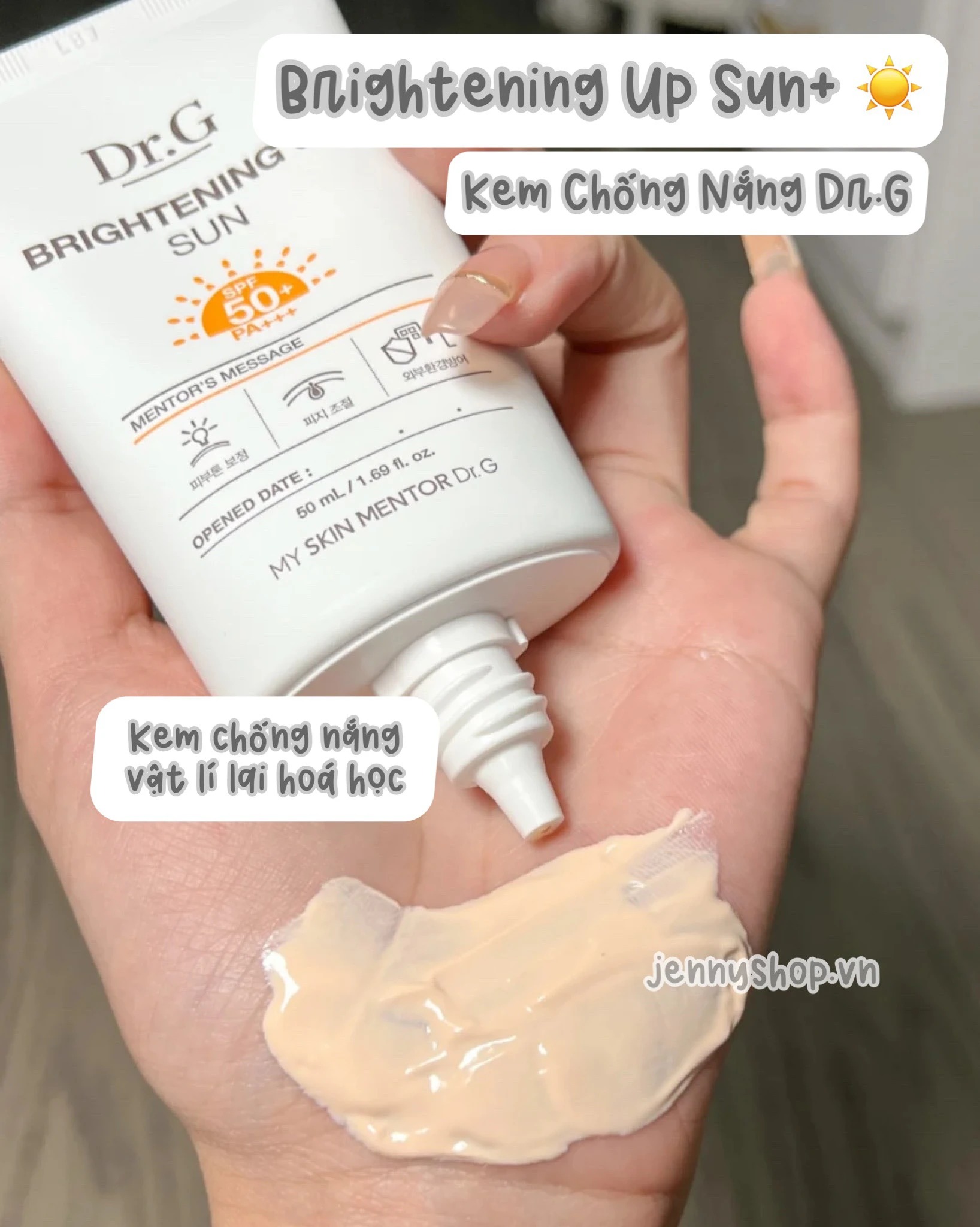 Kem chống nắng dưỡng sáng da Dr.G Brightening Up Sun+ SPF50+ PA+++