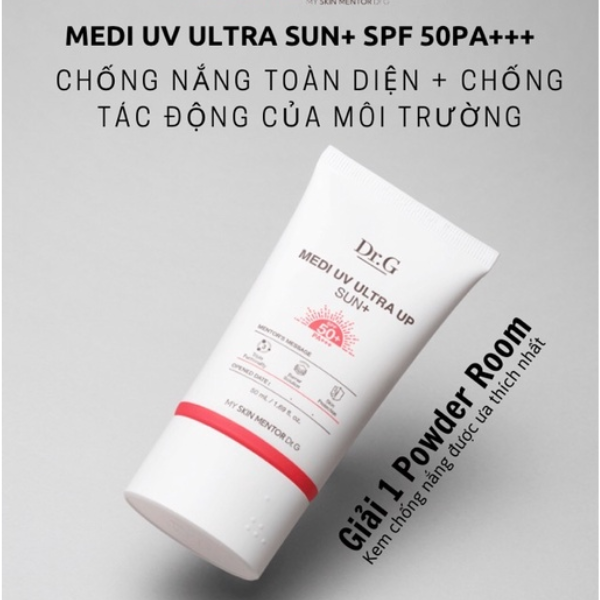 Kem chống nắng phổ rộng Dr.G Medi UV Ultra Up Sun+ 50ml