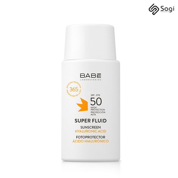 Kem chống nắng kiểm soát dầu BABE Super Fluid Mattifying sunscreen SPF 50