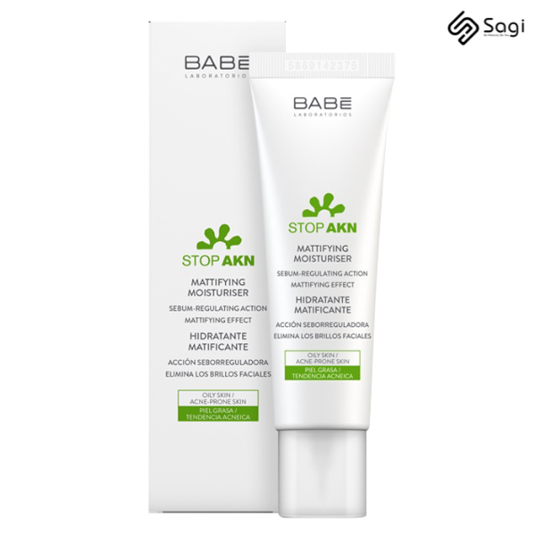 Kem dưỡng ẩm kiềm dầu trị mụn Babe Stop AKN 50ml