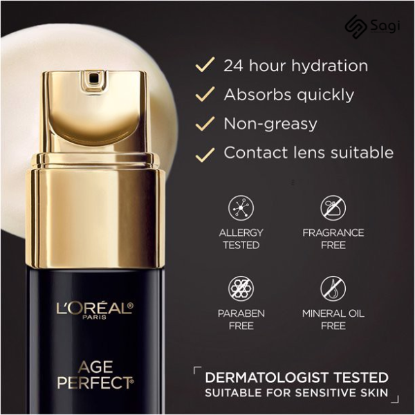 Kem dưỡng mắt giảm thâm Loreal Eye Age Perfect eye Renewal 15ml