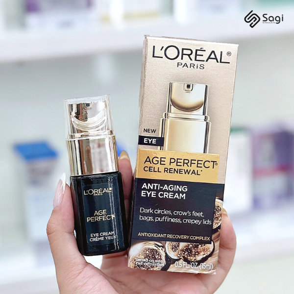 Kem dưỡng mắt giảm thâm Loreal Eye Age Perfect eye Renewal 15ml