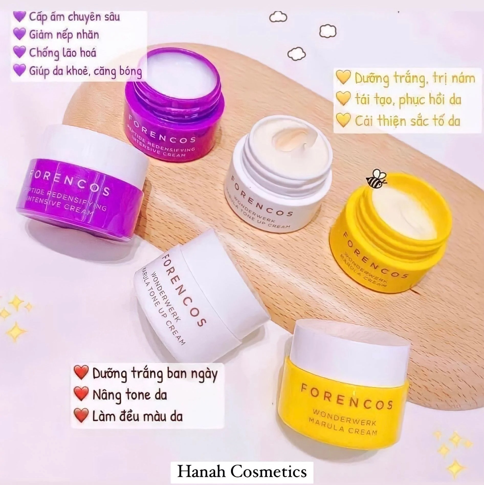 Kem dưỡng Forencos Vàng 10ml
