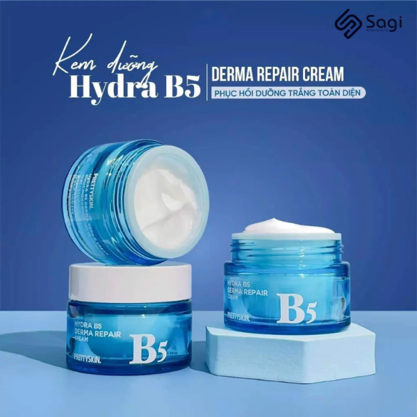 Kem Dưỡng Phục Hồi Trắng Da Pretty Skin Hydra B5 52ml