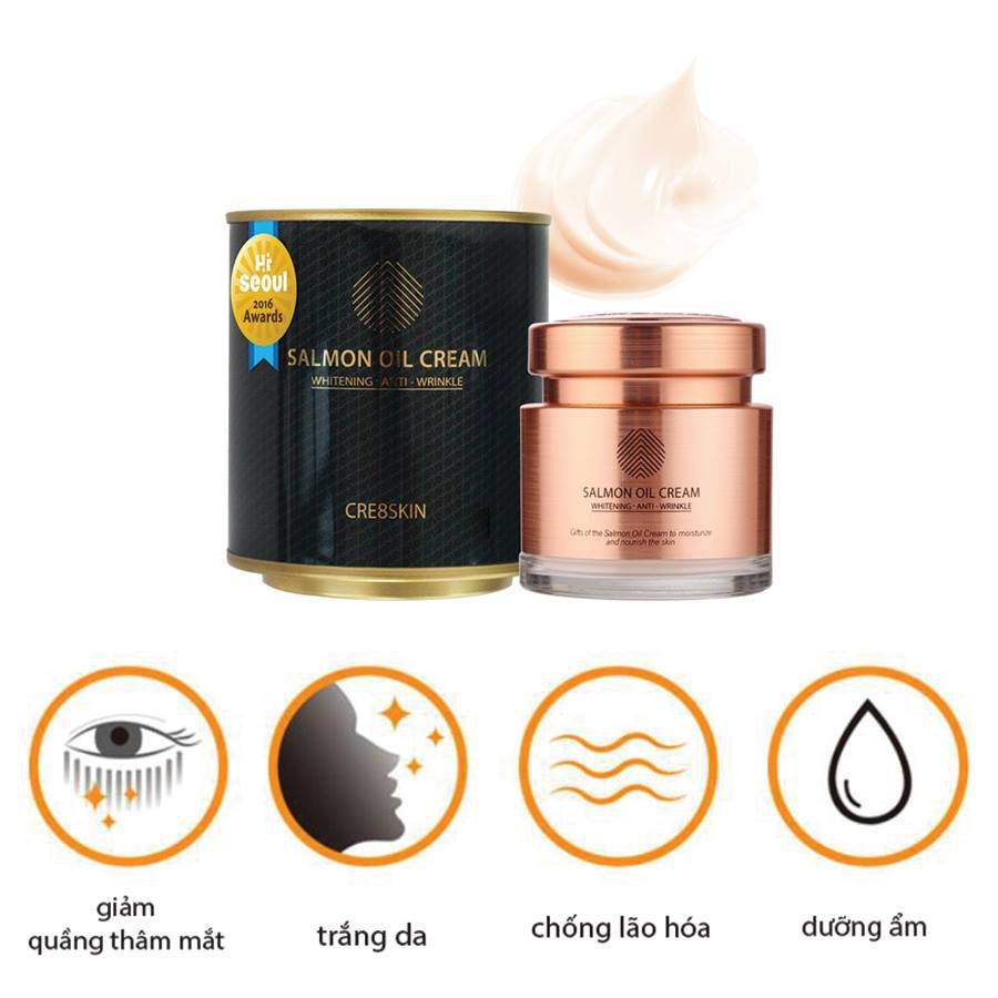Kem Dưỡng Trắng Da, Chống Lão Hoá Salmon Oil Cream