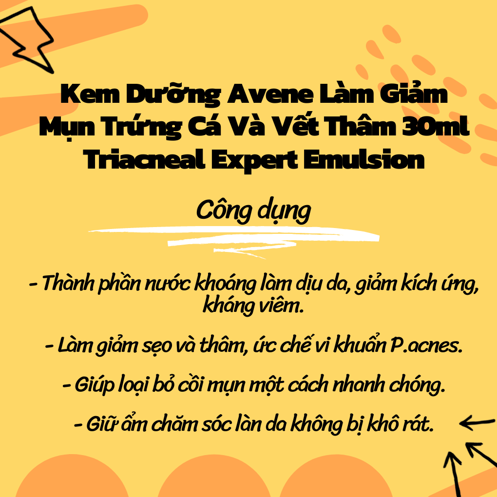 Kem Trị Mụn Avene TriAcneal Emulsion 30ml