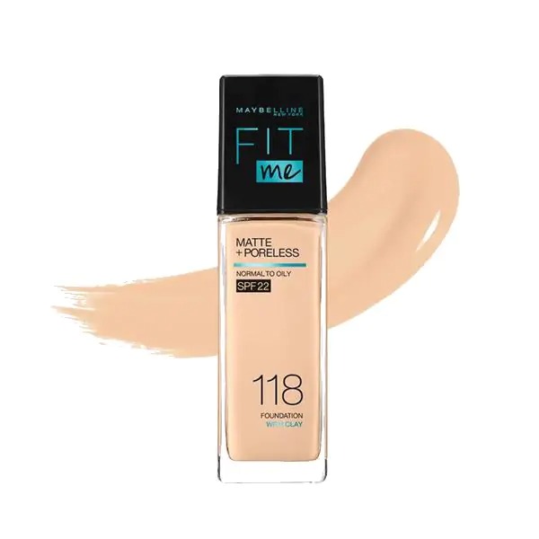 Kem Nền Maybelline Fit Me Matte Poreless Foundation SPF22 #118