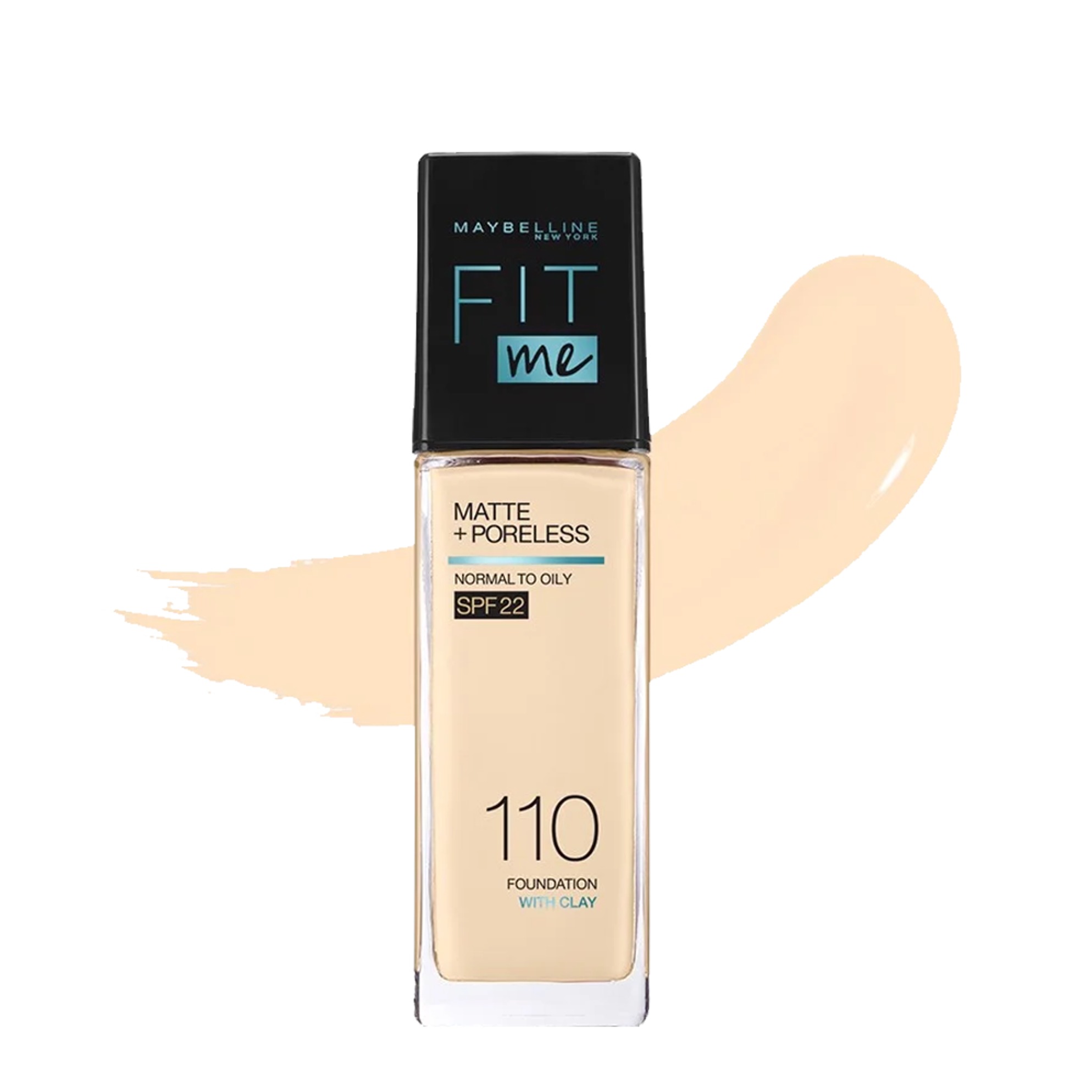 Kem Nền Maybelline Fit Me Matte Poreless Foundation SPF22 #110