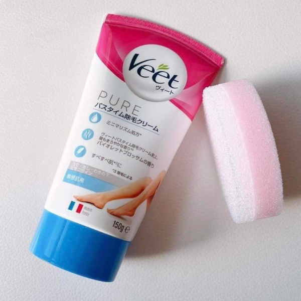 Kem tẩy lông Veet Nhật Sensitive Cho Da Nhạy Cảm 150g