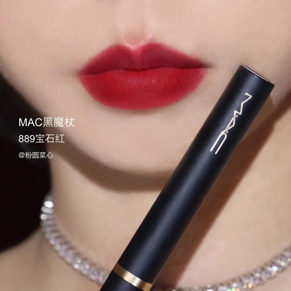 Son thỏi Mac Slim #889 Ruby New