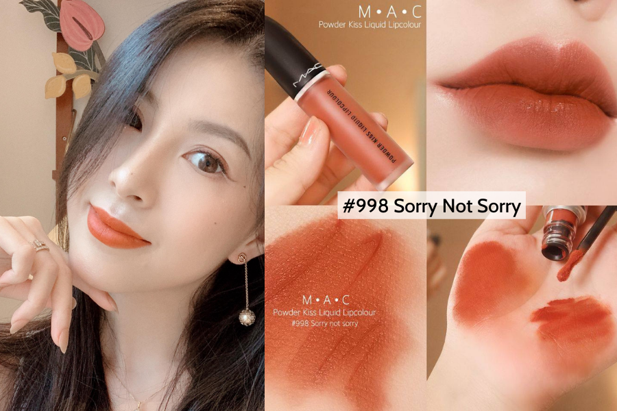 Son kem Mac powder kiss - 998 Sorry Not Sorry