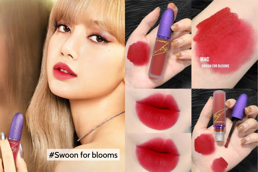 Son kem Mac powder kiss Lisa #Swoon for blooms