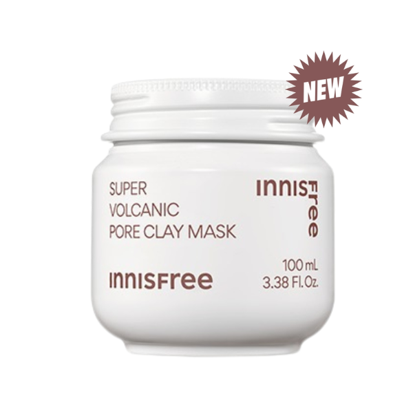 Mặt Nạ Đất Sét Tro Núi Lửa Innisfree Super Volcanic Pore Clay Mask 2X 100ml (mẫu 2023)