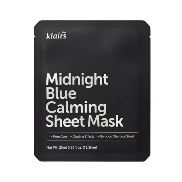 Mặt nạ giấy Klairs Midnight Blue ĐEN