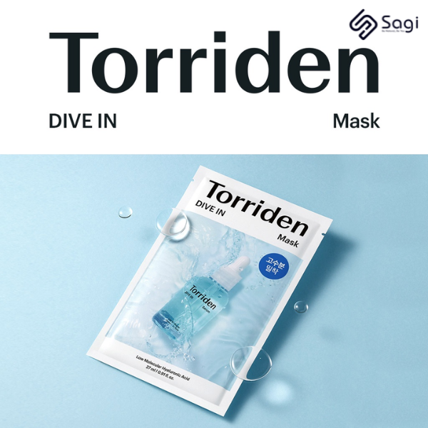 Mặt nạ giấy serum Torriden Dive In Hyaluronic Acid 27ml