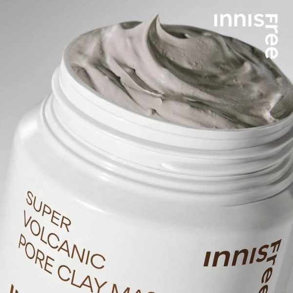 Mặt Nạ Đất Sét Tro Núi Lửa Innisfree Super Volcanic Pore Clay Mask 2X 100ml (mẫu 2023)