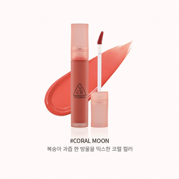 Son kem 3CE Blur Water Tint #Coral Moon