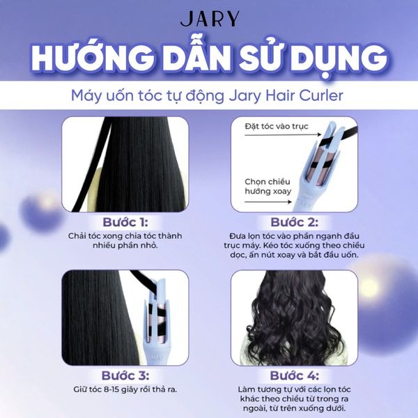 Máy Uốn Tóc Tự Động JARY