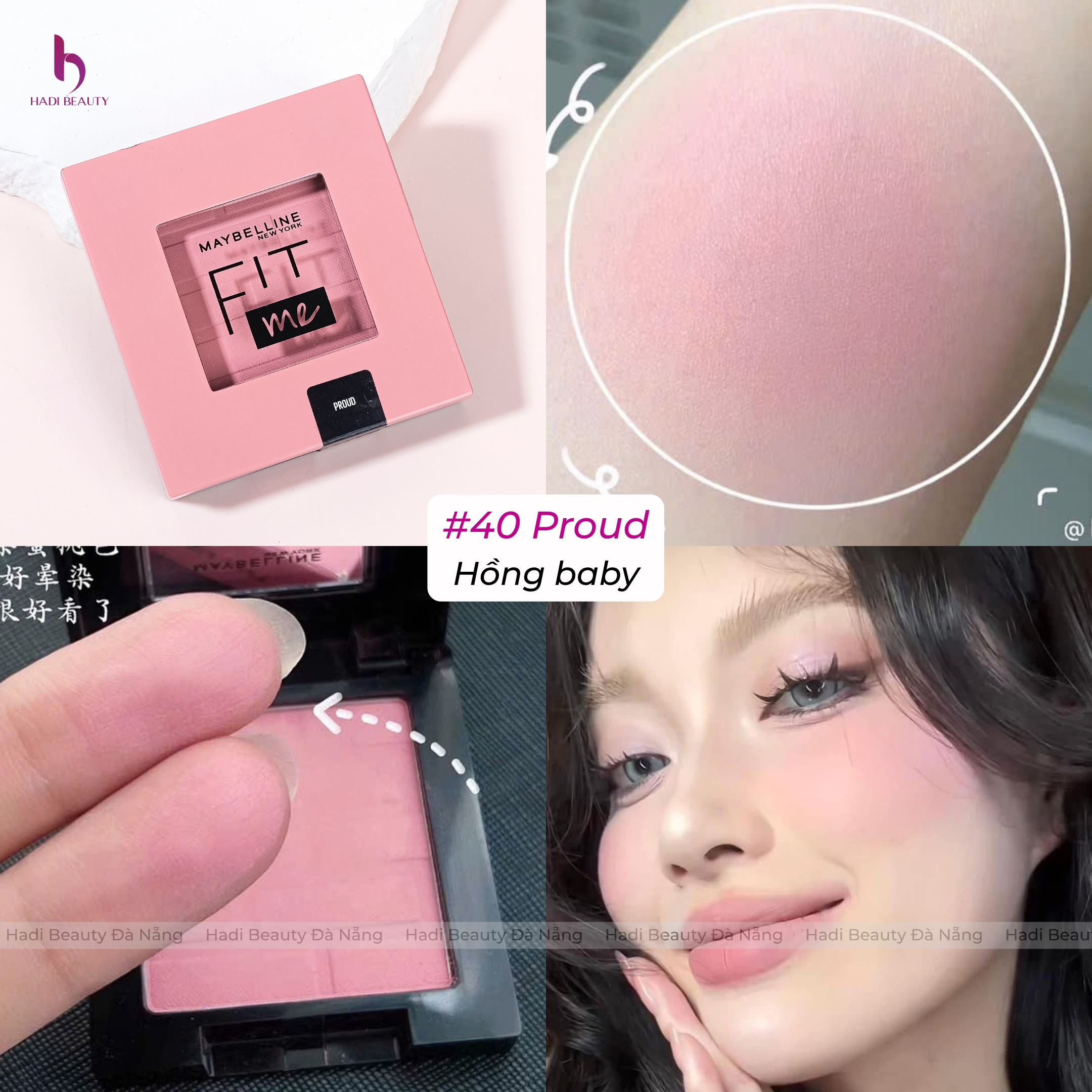 MAYBELLINE. phấn má hồng #40 Proud