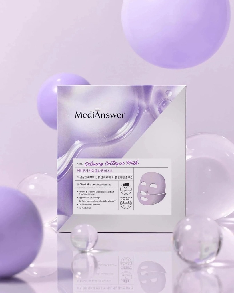 MEDIANSWER - Mặt nạ giấy Calming Collagen TÍM