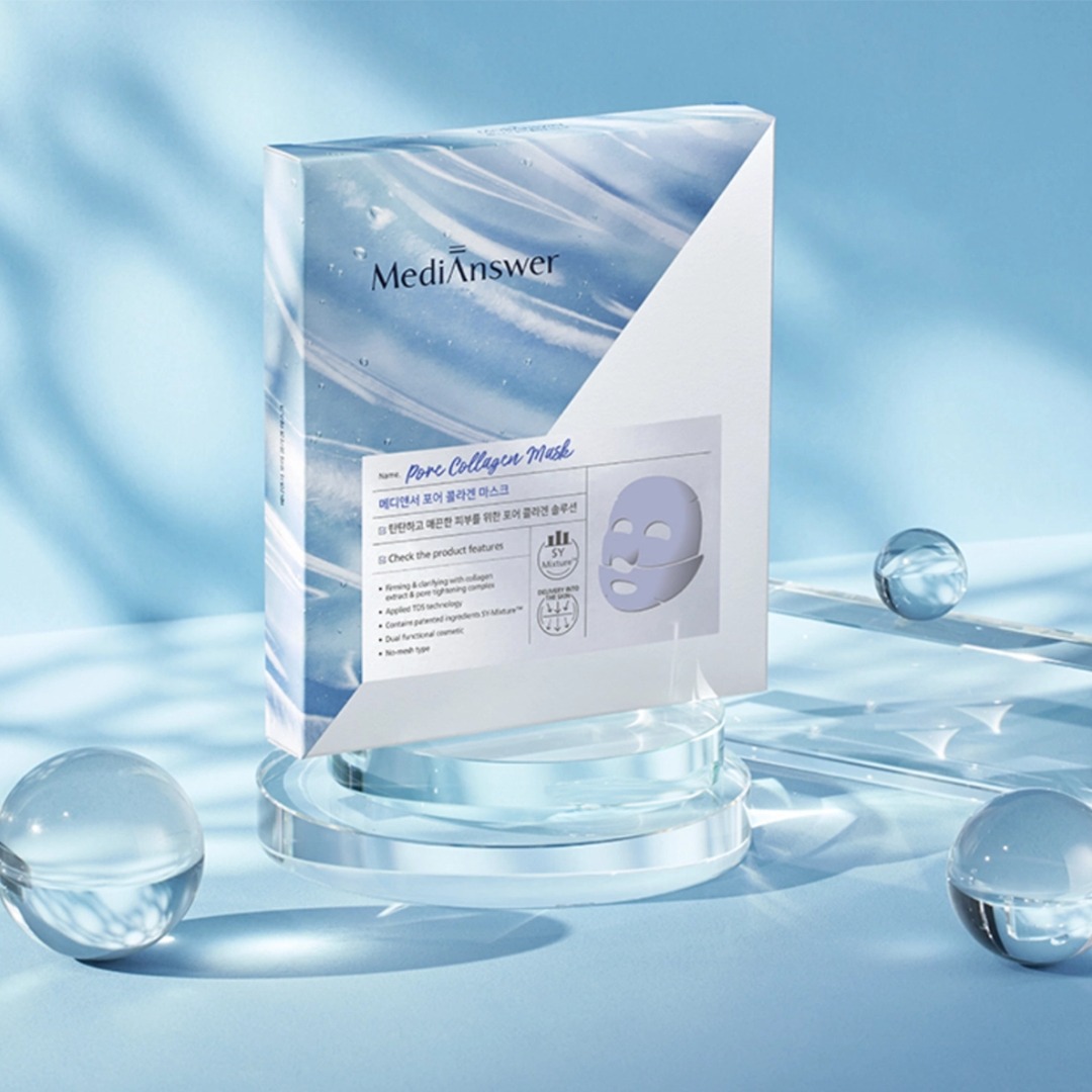 MEDIANSWER - Mặt nạ giấy Pore Collagen XANH