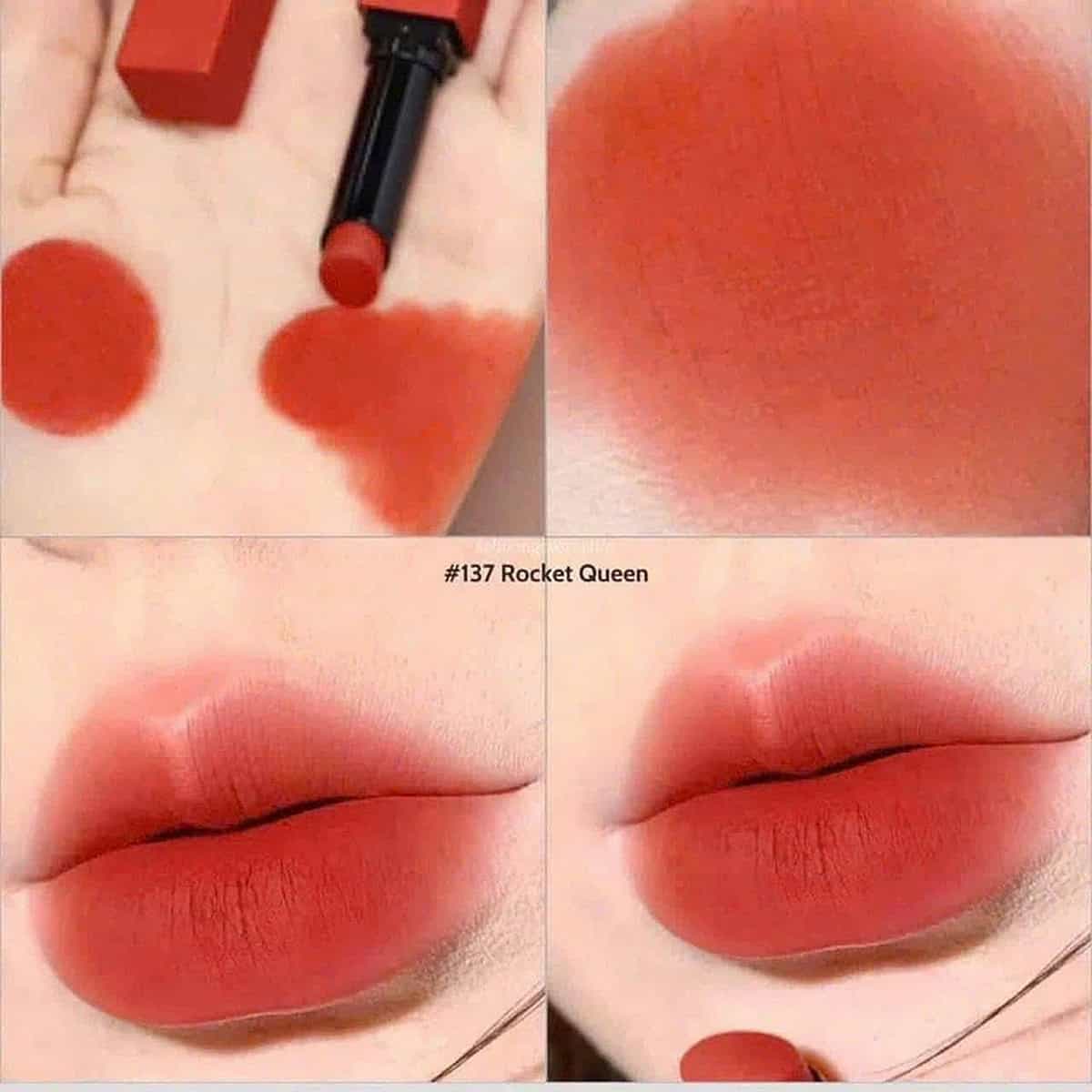 NARS. Son thỏi 137 Rocked Queen - Đỏ Cam