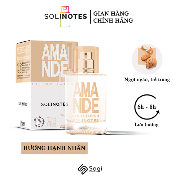 Nước hoa Unisex Solinotes Amande 50ml