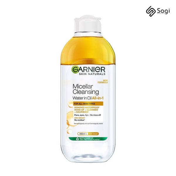 Nước Tẩy Trang Garnier Vàng 400ml 2 lớp