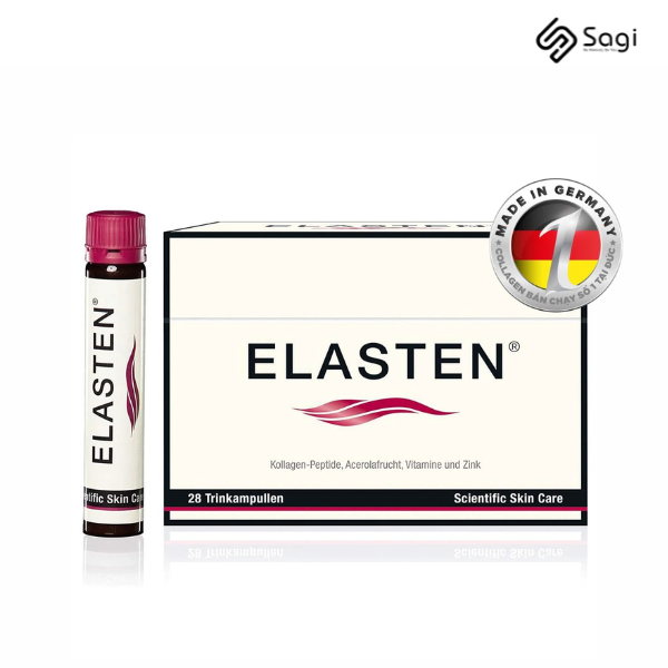 Nước uống Collagen Elasten 28 ống chống lão hóa của Đức