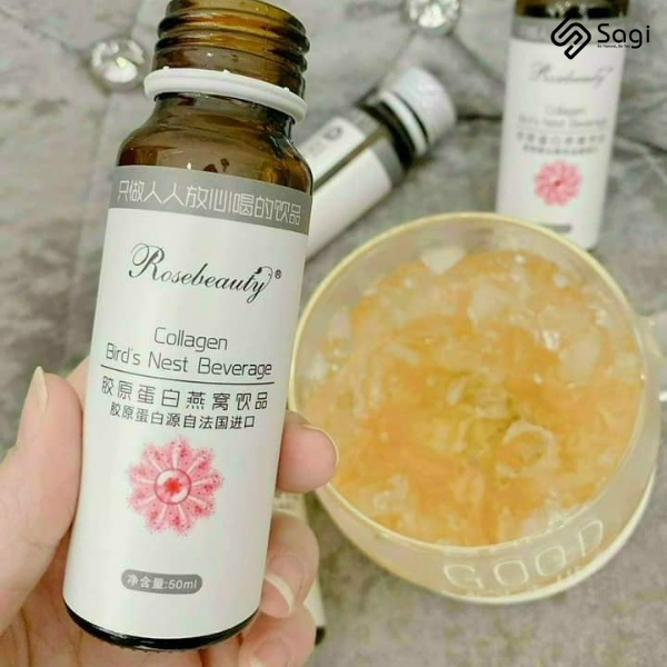 Nước Uống Collagen Yến Trắng Da Rose Beauty