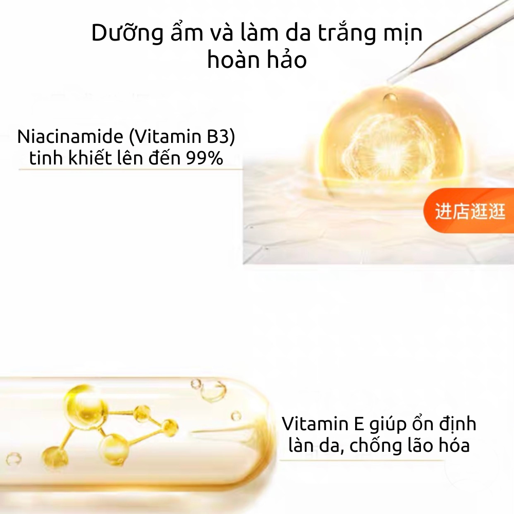 Dưỡng thể trắng mịn Olay B3 Vitamin E 250ml