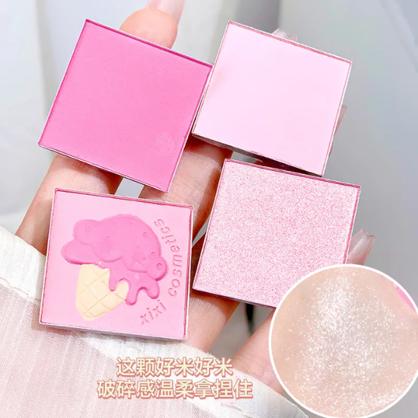 Phấn Má Hồng XIXI Sunset 4 ô Nhũ Sáng Highlight #04