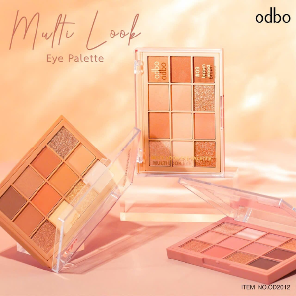 Phấn Mắt 12 Ô Odbo Multi Look Eye Palette